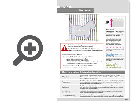 Product Bild hochwertiger_plakatst__rer_4_0-farbig_bedruckt_in_hund-form