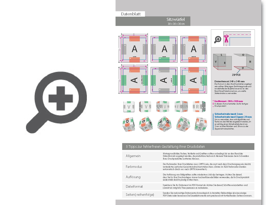 Product Bild wechselbezug_f__r_outdoor_sitzw__rfel_cube_30__komplett_vollfl__chig_4-farbig_bedruckt